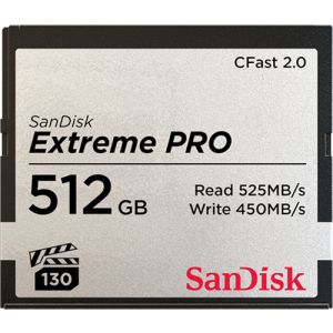 SanDisk Extreme Pro memoria flash 512 GB CFast 2.0