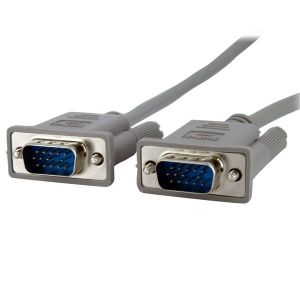 StarTech.com Cable de Vídeo 1,8m para Monitor VGA - HD15 Macho a Macho - Gris