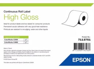 Epson High Gloss Label Etiqueta para impresora autoadhesiva