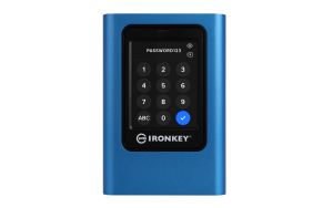 Kingston Technology IronKey Vault Privacy 80 3,84 TB USB Tipo C 3.2 Gen 1 (3.1 Gen 1) Azul