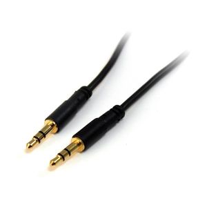 StarTech.com MU1MMS cable de audio 0,3 m 3,5mm Negro