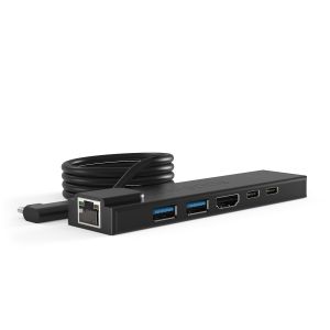 Compulocks HUB01 hub de interfaz USB 2.0 Type-C Negro