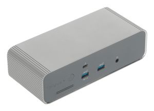Targus DOCK230EUZ base para portátil y replicador de puertos Alámbrico Thunderbolt 5 Plata