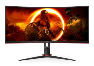 AOC G2 CU34G2XP pantalla para PC 86,4 cm (34") 3440 x 1440 Pixeles UltraWide Quad HD LED Negro
