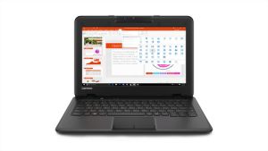 Portátil Lenovo Notebook LN 100e, Intel Celeron N3450, 4GB memoria RAM, 128GB SSD, Wifi 2x2 AC.
