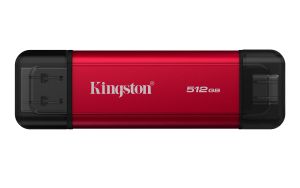 Kingston Technology 512GB Dual USB-A/C Portable SSD, Up to 1050MB/s USB 3.2 Gen 2