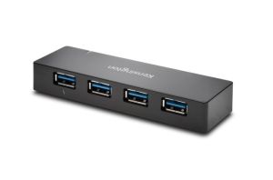 Kensington Cargador y hub USB 3.0 de cuatro puertos UH4000C