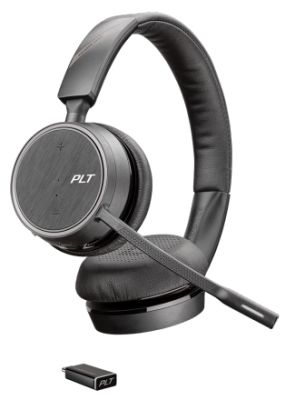 POLY Voyager 4220 Auriculares Inalámbrico Diadema Oficina/Centro de llamadas Bluetooth Negro