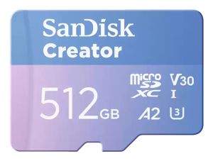 SanDisk Creator 512 GB MicroSDXC UHS-I Clase 10