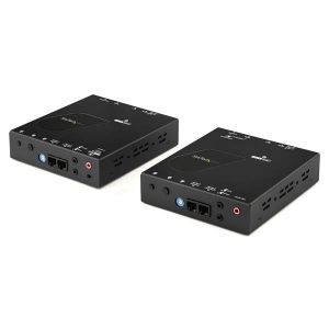 StarTech.com Juego Extensor HDMI 1080p por IP compatible Vídeo Wall - Juego Transmisor Receptor HDMI por Ethernet Cat5 Cat6 - Alargador