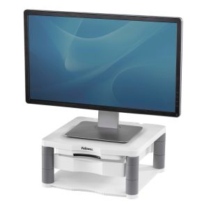 Fellowes 91713 soporte para monitor 53,3 cm (21") Platino Escritorio