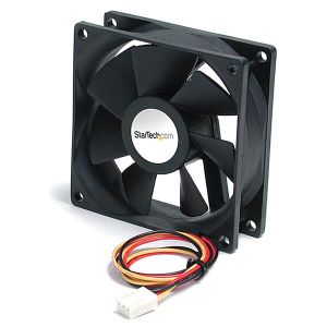 StarTech.com Ventilador Fan para Chasis Caja de Ordenador PC Torre - 80x25mm - Conector TX3