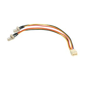 StarTech.com Cable 15cm Splitter Divisor de Alimentación Corriente para Fan Ventilador de CPU - TX3