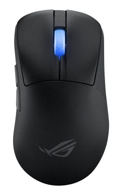 ASUS ROG Keris II Ace Wireless AimPoint Black ratón Juego mano derecha RF Wireless + Bluetooth + USB Type-A Óptico 42000 DPI