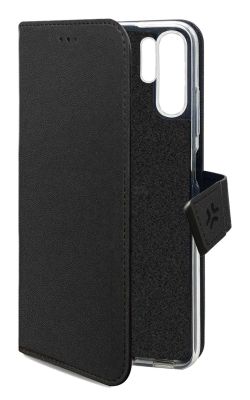 Celly WALLY1165 funda para teléfono móvil 17,5 cm (6.9") Funda cartera Negro