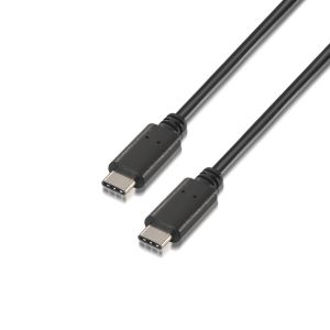 AISENS A107-0058 cable USB 3 m USB 2.0 USB C Negro