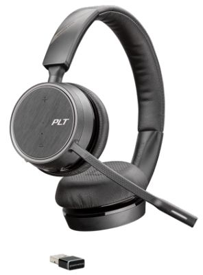 POLY 4220 UC Auriculares Inalámbrico Diadema Oficina/Centro de llamadas Bluetooth Negro