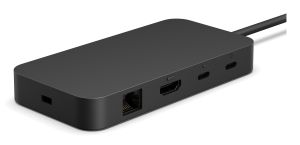 Microsoft Surface USB4 Dock Alámbrico Negro