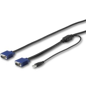 StarTech.com Cable KVM USB de 3 m para Consola de Montaje en Armario Rack