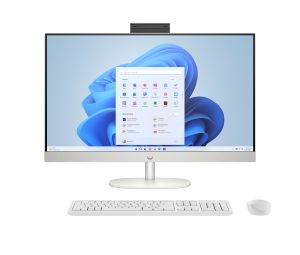 HP 24-cr0111ns Intel® Core™ i5 i5-1335U 60,5 cm (23.8") 1920 x 1080 Pixeles PC todo en uno 16 GB DDR4-SDRAM 512 GB SSD Windows 11 Home Wi-Fi 6 (802.11ax) Blanco