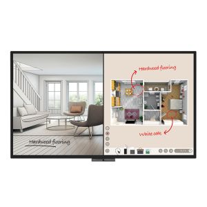 BenQ CP8601K Pantalla plana para señalización digital 2,18 m (86") LED 350 cd / m² 4K Ultra HD Negro Pantalla táctil