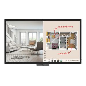 BenQ CP6501K Pantalla plana para señalización digital 165,1 cm (65") LED 320 cd / m² 4K Ultra HD Negro Pantalla táctil
