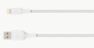 Belkin CAA002BT1MWH cable de conector Lightning 1 m Blanco
