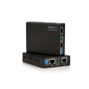 StarTech.com Juego Kit Extensor de Ethernet 10/100 VDSL2 a través de Cable de Par Único - 1km