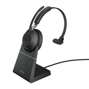 Jabra Evolve2 65, UC Mono Auriculares Diadema USB tipo A Bluetooth Negro