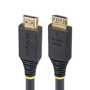 StarTech.com Cable HDMI de Alta Velocidad de 6,1m con Conectores con Agarre - 4K 60Hz/1440p 144Hz - HDR10/HDCP 2.2/ARC - 18Gbps - Cable HDMI - Recubrimiento de TPE