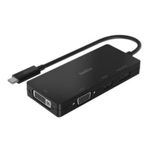 Belkin AVC003BTBK hub de interfaz USB 3.2 Gen 1 (3.1 Gen 1) Type-C Negro