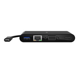 Belkin AVC005BTBK hub de interfaz USB 3.2 Gen 1 (3.1 Gen 1) Type-C Negro