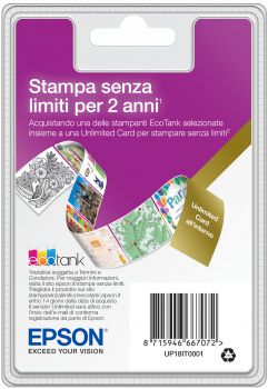 Epson UP18IT0001 servicio de distribución al por menor 2 año(s) EcoTank ET-M3170
Stampante EcoTank ET-M3140
Stampante EcoTank ET-M2170
Stampante EcoTank ET-M2140
Stampante EcoTank ET-M1170
Stampante EcoTank ET-M1140
Stampante EcoTank ET-M1120
Stampante Ec