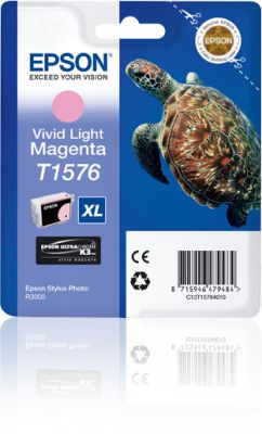 Epson Turtle Cartucho T1576 magenta claro vivo