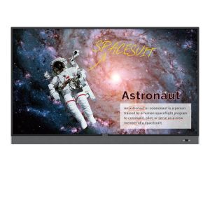 BenQ RM7502K pizarra blanca interactiva 190,5 cm (75") 3840 x 2160 Pixeles Pantalla táctil Negro