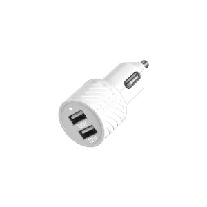 OtterBox Car Charger 24W – 2 X USB A 12W, Cloud Dream White