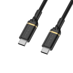 OtterBox Cable USB C-C 1M USB-PD, negro