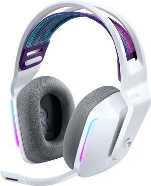 Logitech G G733 Wireless Headset Auriculares Inalámbrico Diadema Juego Blanco