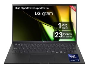LG Gram 15Z90S Intel Core Ultra 5 125H Portátil 39,6 cm (15.6") Full HD 16 GB LPDDR5x-SDRAM 512 GB SSD Wi-Fi 6E (802.11ax) Windows 11 Pro Negro