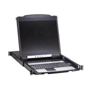 Eaton B064C-16-1X1-IP interruptor KVM Montaje en rack Negro