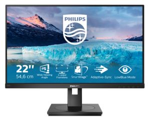Philips S Line 222S1AE/00 pantalla para PC 54,6 cm (21.5") 1920 x 1080 Pixeles Full HD LCD Negro