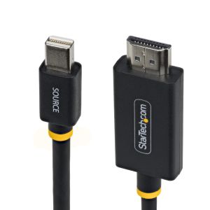 StarTech.com 1M-MDP-HDMI2-4K60 adaptador de cable de vídeo Mini DisplayPort HDMI tipo A (Estándar) Negro