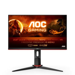 AOC G2 C24G2AE/BK pantalla para PC 59,9 cm (23.6") 1920 x 1080 Pixeles Full HD LED Negro, Rojo