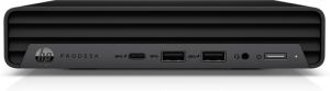 HP ProDesk 400 G6 DDR4-SDRAM i3-10100T mini PC Intel® Core™ i3 8 GB 256 GB SSD Windows 10 Pro Negro