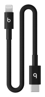 Apple MEQM4ZM/A cable de conector Lightning 0,2 m Negro