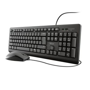 Trust TKM-250 teclado Ratón incluido Universal USB Español Negro