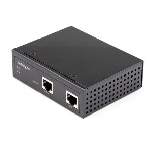 StarTech.com Inyector Industrial PoE Gigabit de Alta Velocidad - 90W - 802.3bt PoE++ UPoE Ultra Power Over Ethernet (POEINJ1G90W)