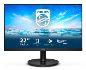 Philips V Line 222V8LA/00 pantalla para PC 54,6 cm (21.5") 1920 x 1080 Pixeles Full HD LCD Negro