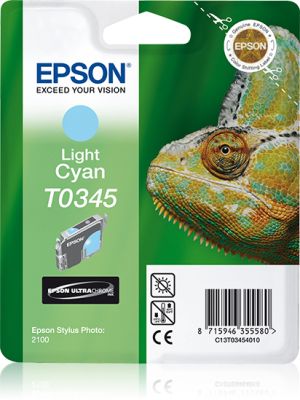 Epson Chameleon Cartucho T0345 cian claro