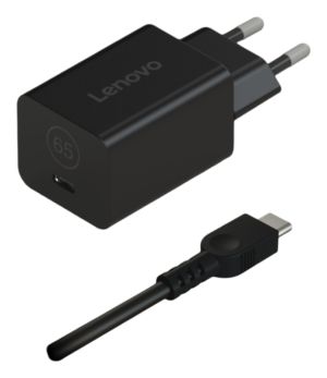 Lenovo 40AWGN65EU adaptador e inversor de corriente Interior Negro